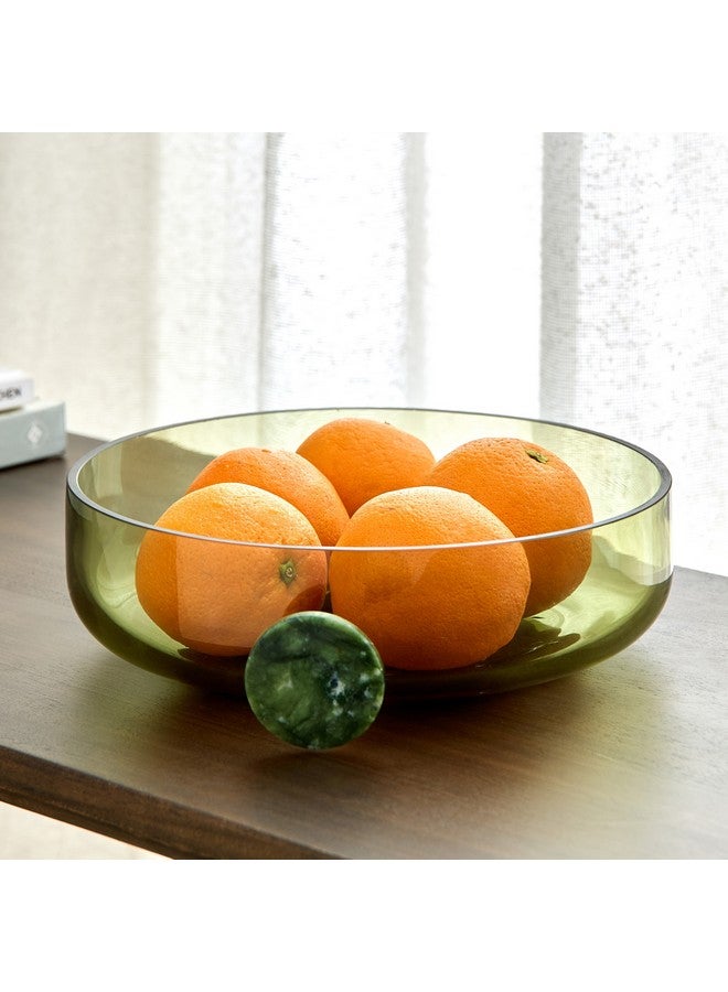 Home Box Auden Glass Deco Bowl with Handle 26 x 7 x 23 cm  - Image 1