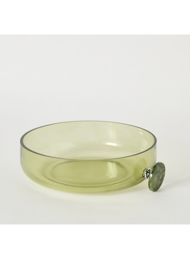 Home Box Auden Glass Deco Bowl with Handle 26 x 7 x 23 cm  - Image 5