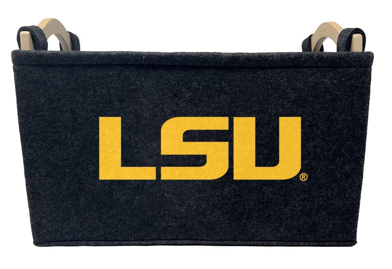 ShopInstaPets NCAA Officially Licensed Basket | Great for Dog Toys & Home Use (LSU Tigers) - Image 2