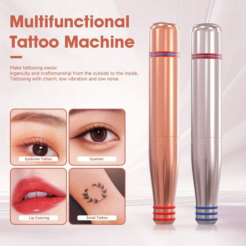 Silver Beauty Pen Maintenance Set With Six 0.25mm Replacement Cards Battery Free - Image 4
