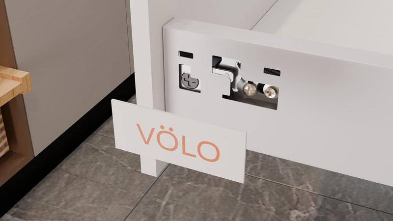 Volo Soft Close Tandem Drawer Box For Kitchen, innotech basket for modular kitchen/Soft Close Drawer Metal Drawer System with Load Capacity Upto 40 Kg, 500mm/20" (Height-4") (White) - Image 3