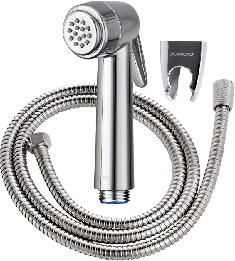 Jomoo Shattaf, Paperless Washing Toilet Bidet Sprayer with Wall Holder and 1.2m Hose, Perfect for Personal Hygiene and Bottom Cleaning - Image 1