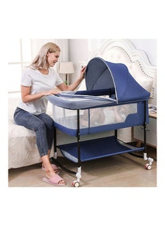 Arabest Baby Bassinet, Baby Basinet Bedside Sleeper, Easy to Fold Portable Crib Side Bassinet  - Image 3