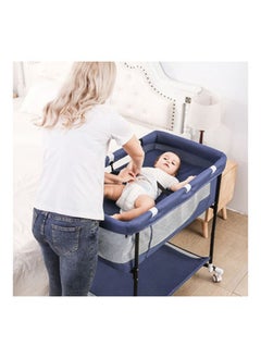 Arabest Baby Bassinet, Baby Basinet Bedside Sleeper, Easy to Fold Portable Crib Side Bassinet  - Image 5