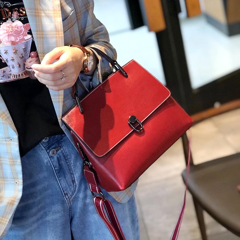 Bag Commuter Handbag Women'S Leather Women'S Bag Fashion High-End All-Match Shoulder Crossbody Bag - Image 1