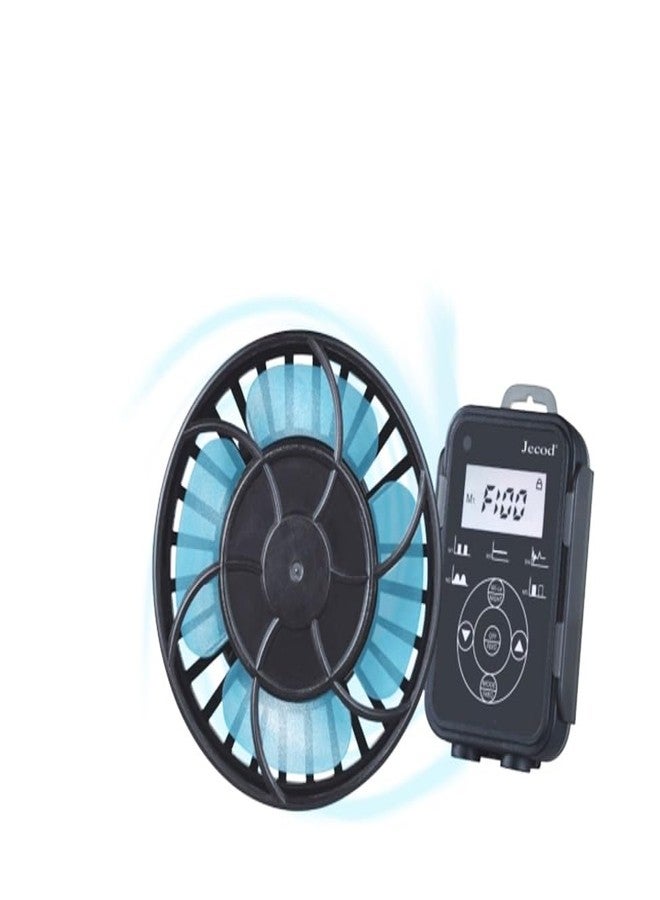 Jebao Jecob ELW-30 DC Wave Maker Pump with Controller, 3434 GPH / 13000 LPH, Ultra Quiet, Energy Saving, Circulation Pump, Master and Slave Group use, Magnetic Base, No App Control Trouble Free. - Image 1