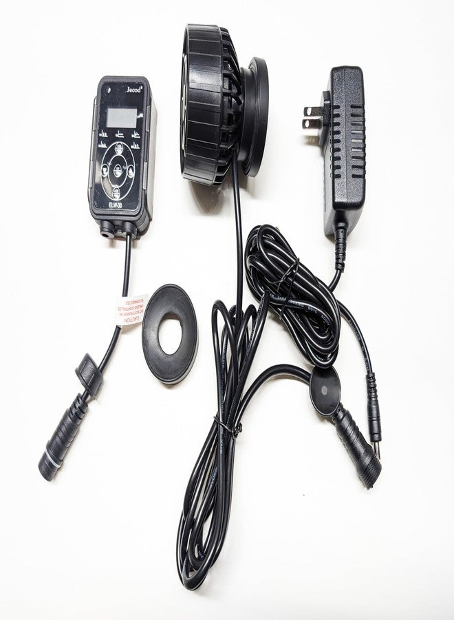Jebao Jecob ELW-30 DC Wave Maker Pump with Controller, 3434 GPH / 13000 LPH, Ultra Quiet, Energy Saving, Circulation Pump, Master and Slave Group use, Magnetic Base, No App Control Trouble Free. - Image 2