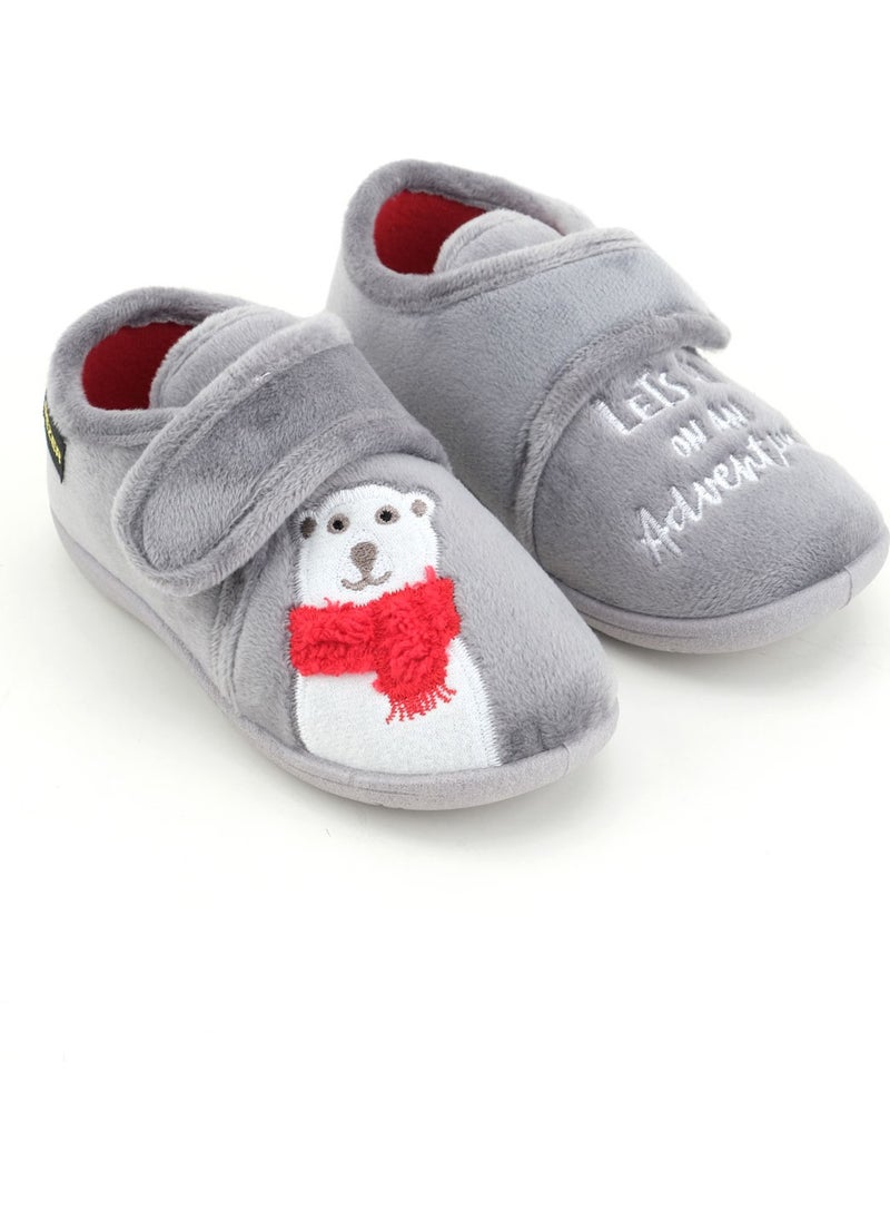 Gezer - Winter Velcro Adjustable Comfortable Sole Boys Slipper Shoes - Image 1