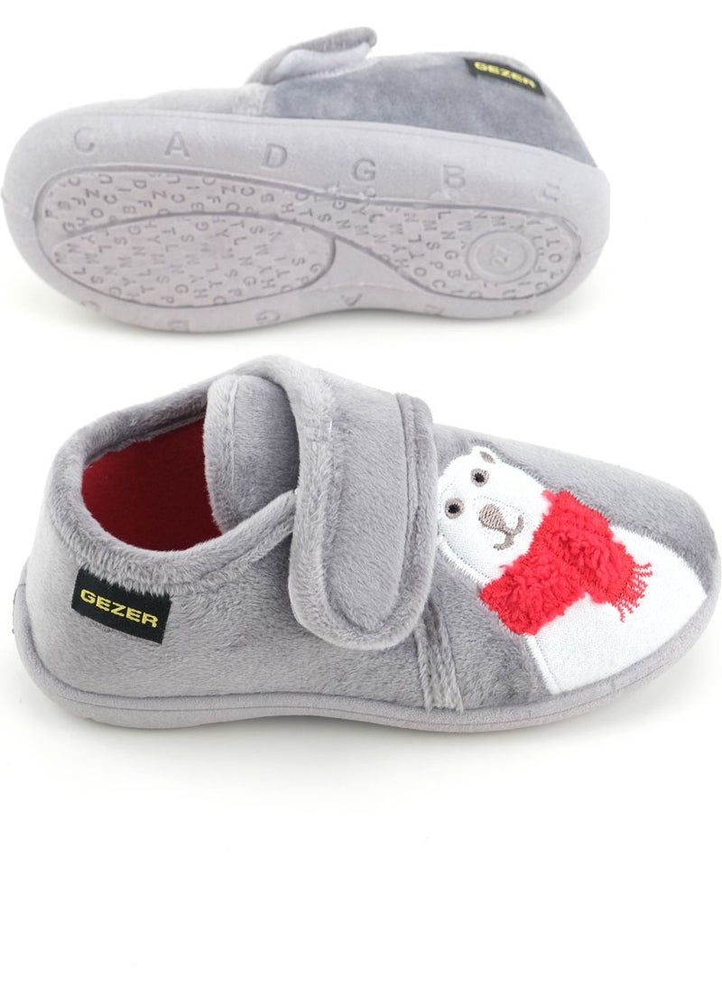 Gezer - Winter Velcro Adjustable Comfortable Sole Boys Slipper Shoes - Image 1