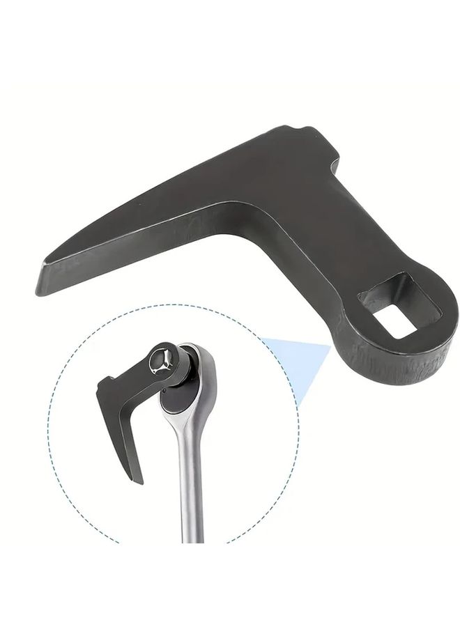 1pc 1 2 Inch L Type Horn Shaft Puller Lever Principle High Temperature Forging Axle Removal Tool Automotive Repair - Image 1