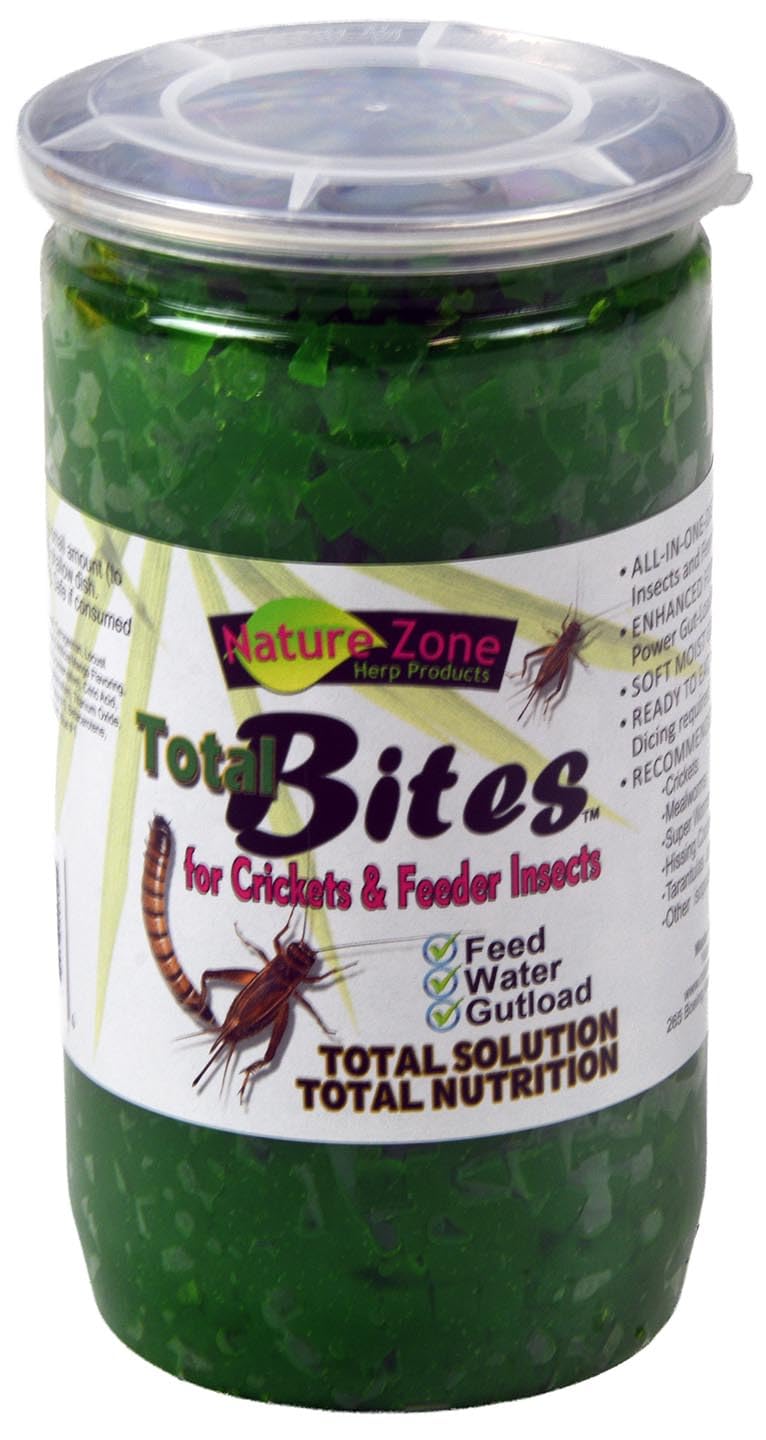 Nature Zone Total Bites for Crickets & Feeder Insects, Soft Moist Food, 24-Ounce - Image 1