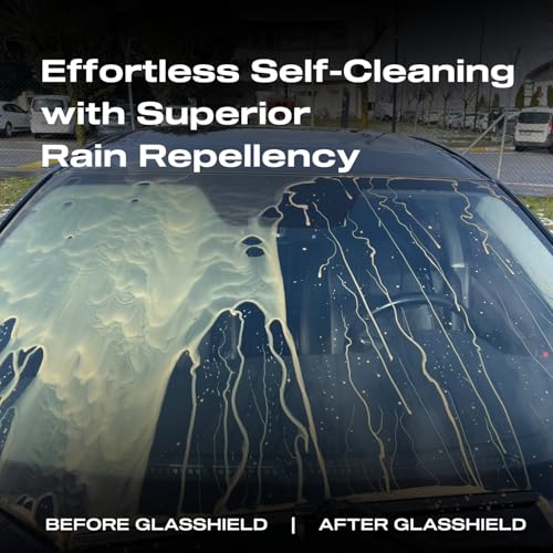Nasiol GlasShield Wipe-On Nano Rain Repellent Wipe Kit, Ceramic Coating for Windshield, Quick & Easy Application, Easy to Clean, Lasts for 15,000 Miles - Image 2