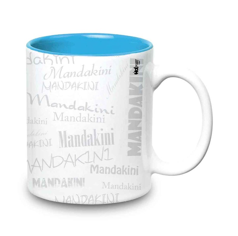 Hot Muggs Me Graffiti Mug - Mandakini Personalised Name Ceramic, 315ml, 1 Unit - Image 2