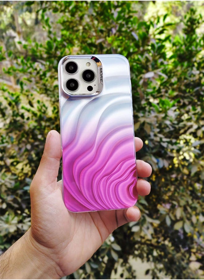 Generic - Iphone 12 Pro Max 3D Protective Case for , Fashion and Unique Design Shockproof, Gloss and Super Soft Design, Compatible with Iphone 12 Pro Max - Pink - Image 1