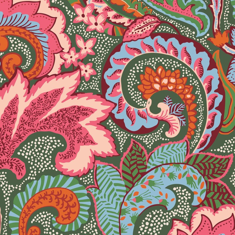 Vera Bradley Featherweight Small Tab Wallet, Leaf Me Not Paisley, One Size - Image 2