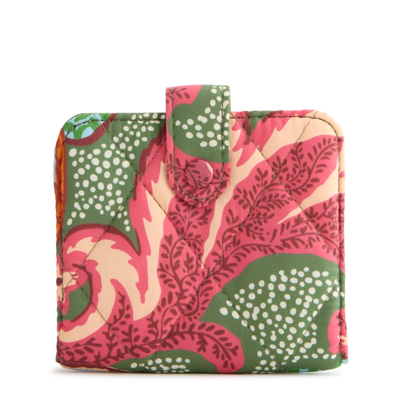 Vera Bradley Featherweight Small Tab Wallet, Leaf Me Not Paisley, One Size - Image 1
