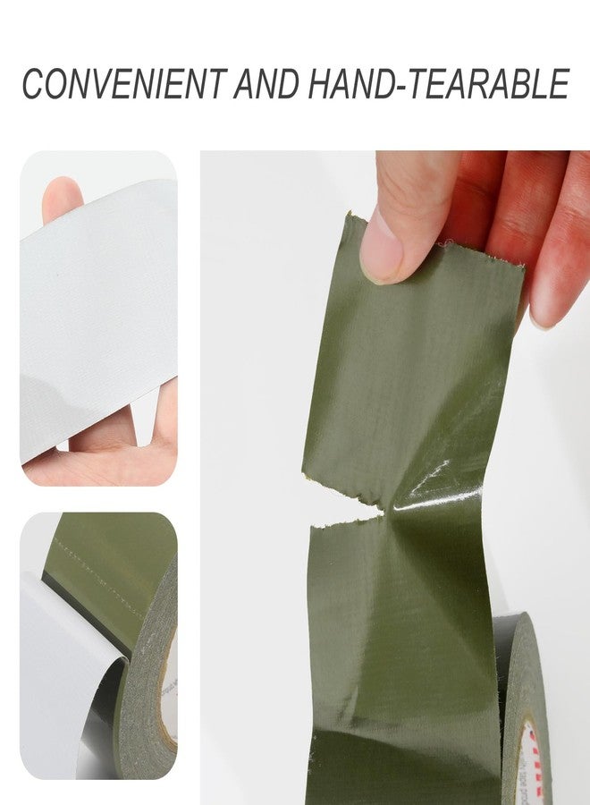 WELSTIK Professional Duct Tape 3 Pack, 1.88" x 30 yd Waterproof Tape Fabric Colored Tape for Repairs, DIY, Crafts, Indoor and Outdoor Use, Olive Green - Image 4