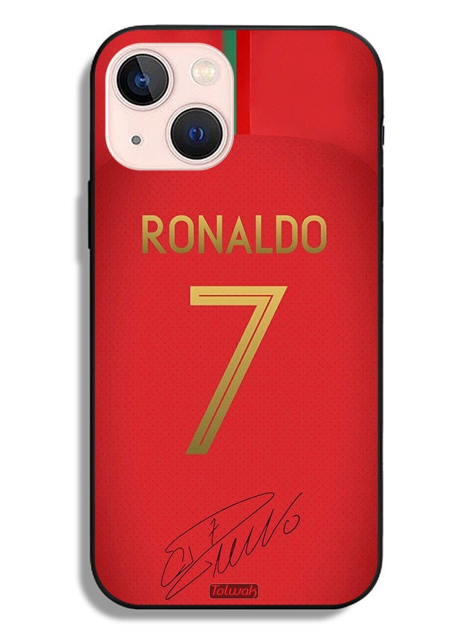 Tolwak Apple iPhone 13 mini Protective Case Ronaldo 7 - Image 2