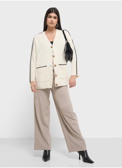 VERO MODA V- Neck Cardigan  - Image 4