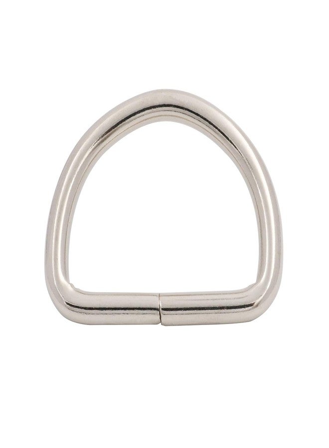 BIKICOCO Metal D-Rings Round Buckle, 1-1/2 x 1 Inch Non-Welded for Webbing Sewing DIY - Silver - Pack of 10 - Image 4