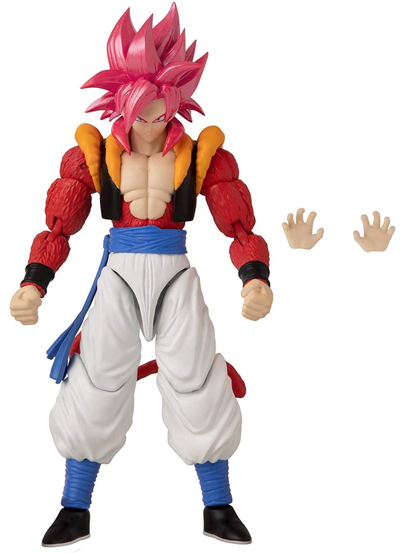 Bandai Dragon Ball Stars Super Saiyan 4 Gogeta 6.5-Inches | Collectible Action Figure | Display Figure | Interchangeable Hands | Perfect Gift for Collectors, Manga & Anime Lovers! - Image 1