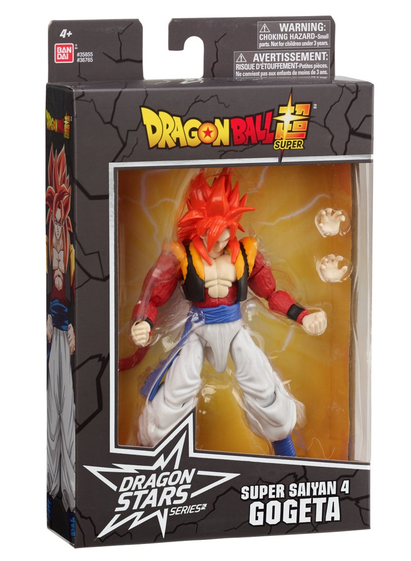 Bandai Dragon Ball Stars Super Saiyan 4 Gogeta 6.5-Inches | Collectible Action Figure | Display Figure | Interchangeable Hands | Perfect Gift for Collectors, Manga & Anime Lovers! - Image 5