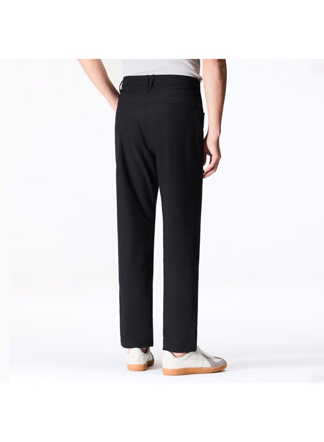 Judger [lightweight And Breathable] Men's Casual Pants, Summer New Style Straight-leg Daily Commute Solid Color Business Casual Trousers For Me - Image 2