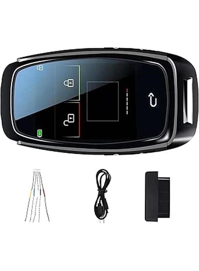Smart Car Key 2 Inch LCD Touch Screen Remote Keyless Entry 365 Day Standby One Key Start - Image 1