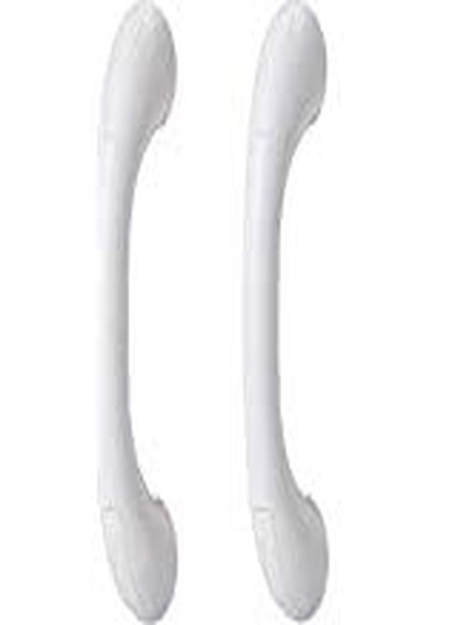 Moen LR2250DW 9-Inch Home Care Designer Hand Grip, Glacier White (Pack of 2) - Image 1
