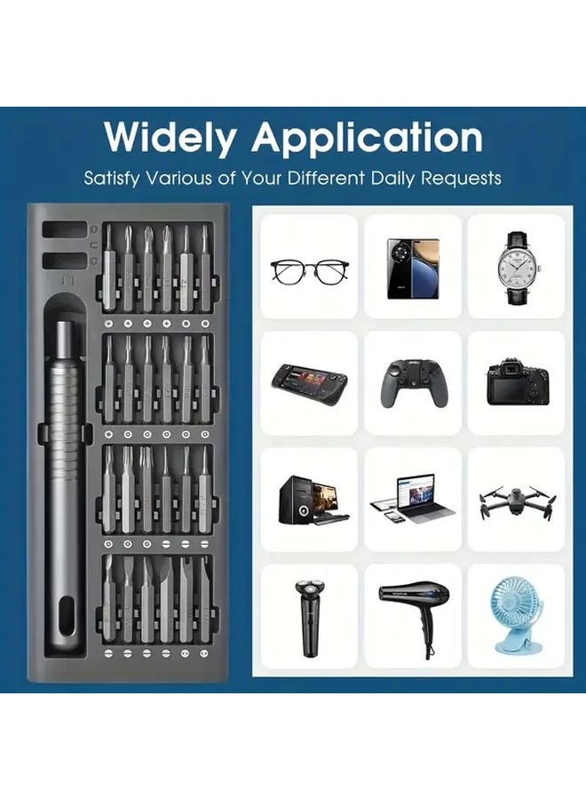25 In 1 Silvery Precision Screwdriver Set For Mobile Phone And Tablet Repair - Image 3