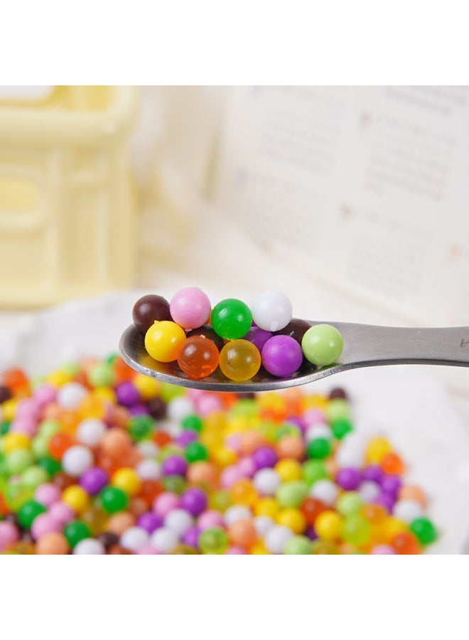 Loquat 0.6cm Simulation Diy Color Round Beads Taro Round Miniature Food Play Hand Jewelry Accessories Puzzle Play House Toys-Colour:One Bright Yellow Taro Ball - Image 5