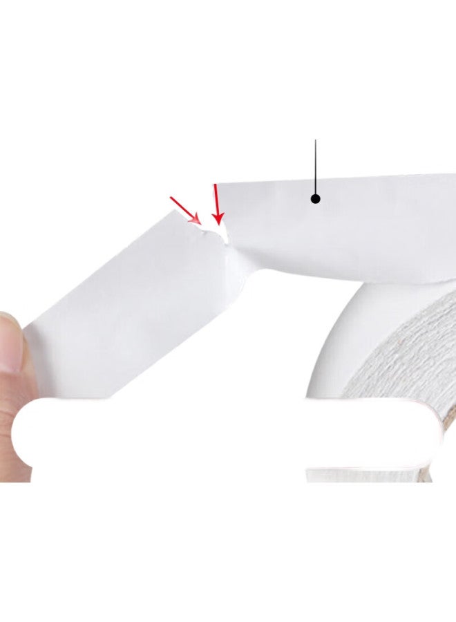 Yongguan Double-Sided Tape For Students, High Adhesive Craft Paper Double-Sided Tape Stationery, Easy To Tear And Stick, Poster Wall Fixation, 30Mm*10M*6 Rolls, Office Supplies, Specialized For Couplets, Spring Festival Couplets Adhesive Tape - Image 2