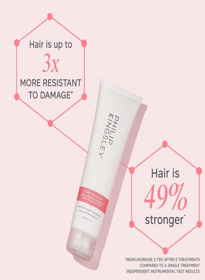 فيليب كينجزلي فيليب كينغسلي | قناع ترميم الشعر لإعادة بناء الروابط | علاج للشعر التالف والمصبوغ والمبيض | علاج التقصف والأطراف المتقصفة | 1.35 أونصة - Image 4