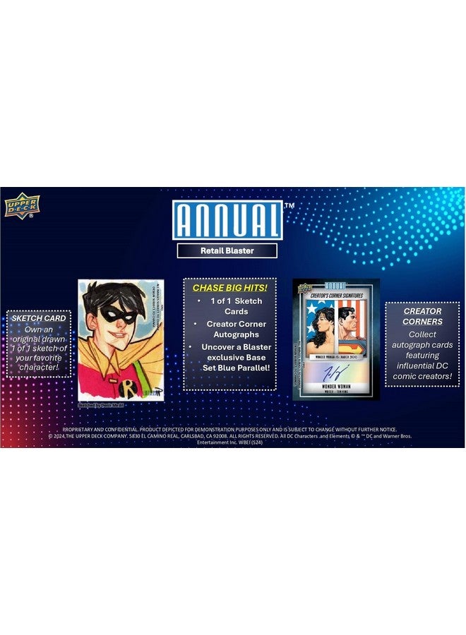 Upper Deck DC Comics Annual Trading Cards Blaster Box 2024 - Image 5