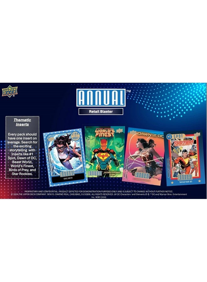 Upper Deck DC Comics Annual Trading Cards Blaster Box 2024 - Image 3