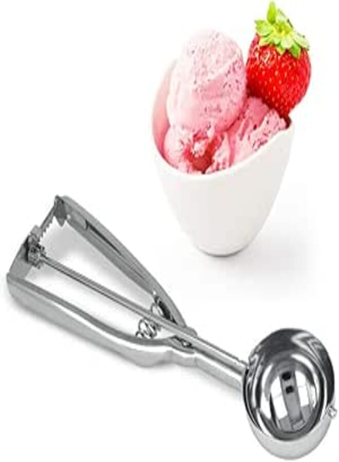 Metaltex Stainless Steel Ice Cream Scoop - Silver, 3.1 x 6.8 x 25cm