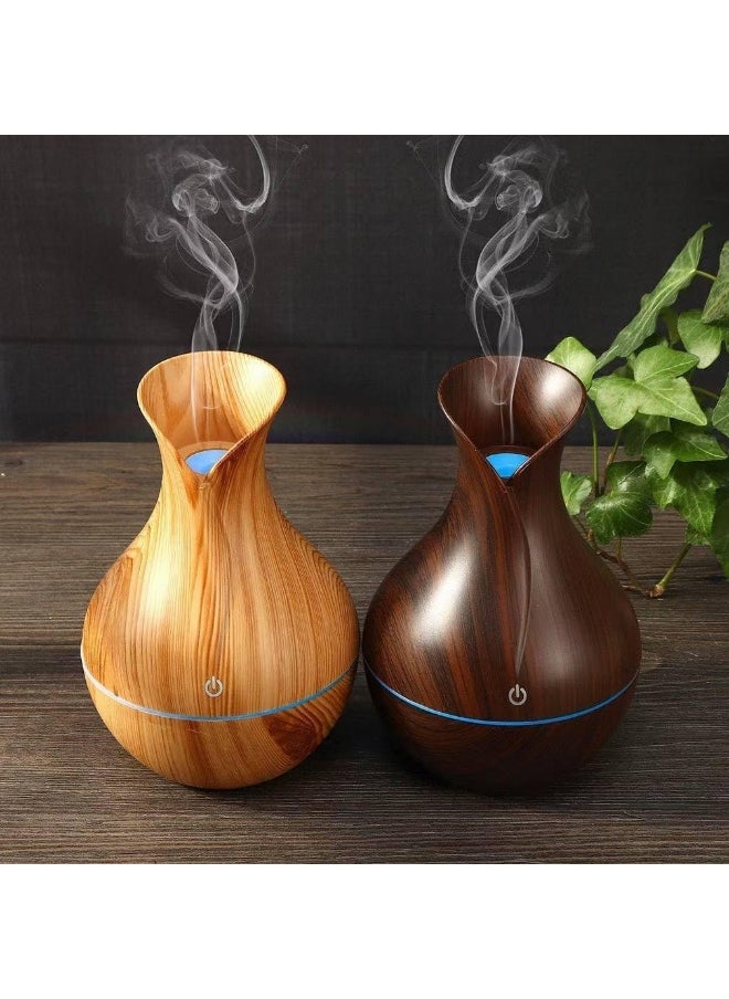 فواحة عطرية مع اضائه ار جي بي- فواحه روائح وعطور مضيئة - مرطب هواء كهربائي مع فواحة زيوت عطرية - مرطب هواء وموزع روائح عطرية يعمل على تنشيط مساحتك مع إضاءة محيطة ملونة ، مرطب مثالي للمنزل والمكتب - فواحة لتمارين اليوجا والاسترخاء  - Image 4