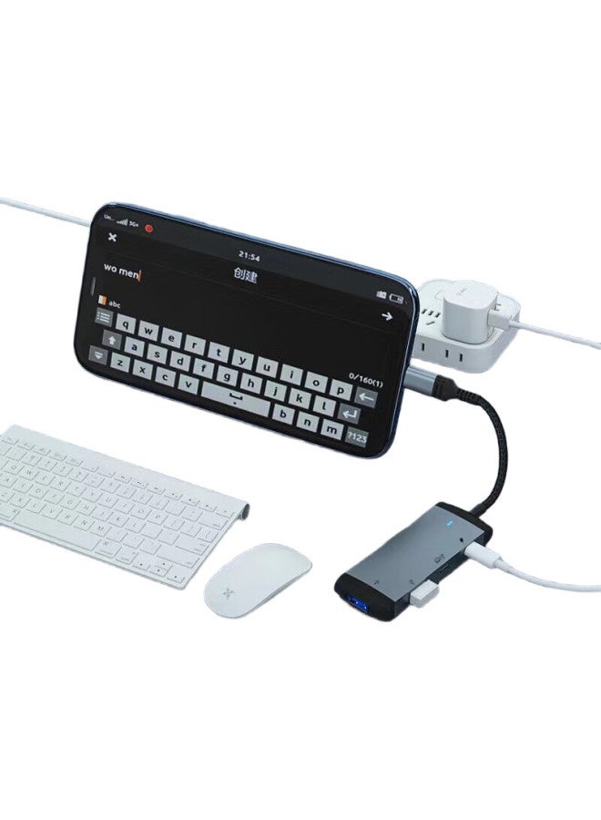 Jowoye Apple Hard Drive Adapter, Iphone External Usb Drive, Mobile Hard Drive Phone Converter, Type-C Headphone, Ipad Keyboard Mouse, Piano Microphone Sound Card Otg Connection Cable - Image 3