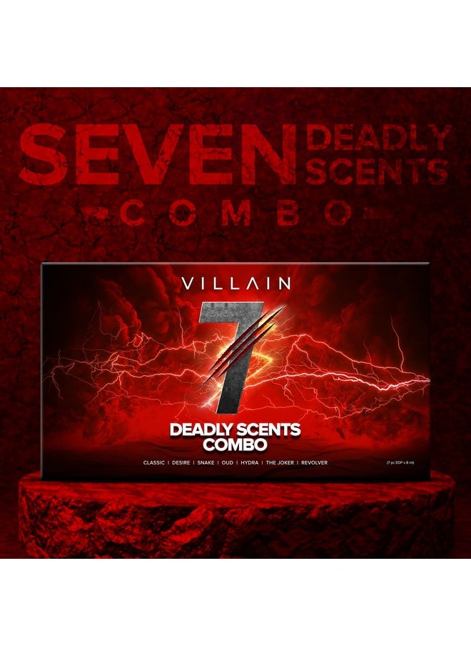 Villain 7 Deadly Scents Trial Pack | Long Lasting Woody, Spicy, Aquatic, Oud EDP - 7x8ml - pzsku/ZF4972246423442968310Z/45/_/1736426430/fb77e933-2ffe-461f-b466-8bed87848348