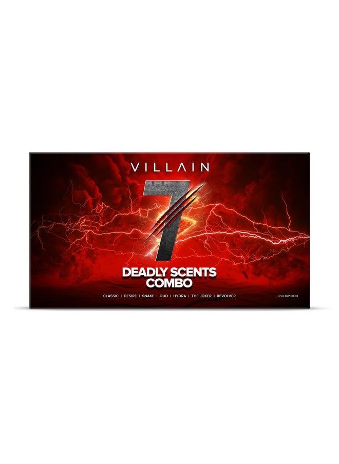 Villain 7 Deadly Scents Trial Pack | Long Lasting Woody, Spicy, Aquatic, Oud EDP - 7x8ml - pzsku/ZF4972246423442968310Z/45/_/1736426437/91cd9e08-4487-4965-b85c-b87b95d4971c