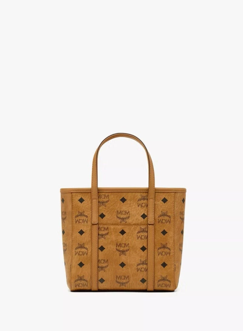 MCM TONI Mini handbag Diagonal tote bag（Brown） - Image 5