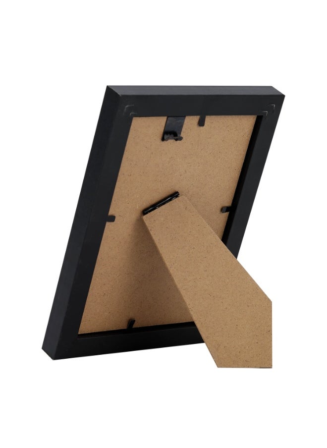 VUSIGN Photo Frame 100x150mm – Black Minimalist Picture Frame – Wall or Desk Display  - Image 4