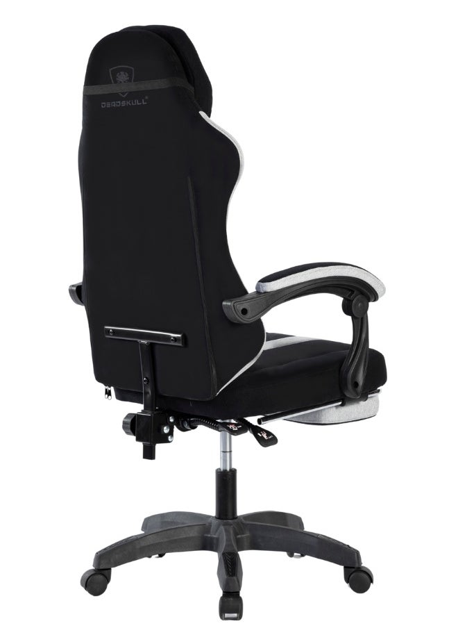 DEADSKULL Elite Gaming Chair  High-Back Comfort with Retractable Footrest & Ergonomic Support | Designed for eSports & Office Excellence DSS187  - Image 2