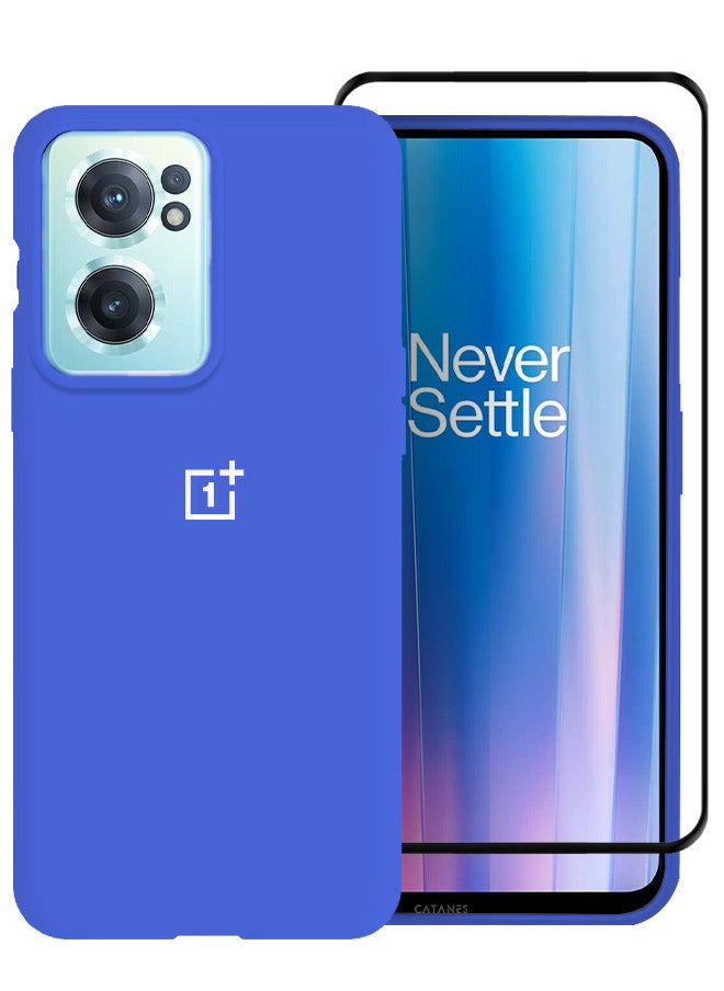 CATANES - (for OnePlus Nord CE2) 2 Pack Case and Screen Protector Soft Slim Protective Case Scratch and Bump Resistant Cover - Image 1
