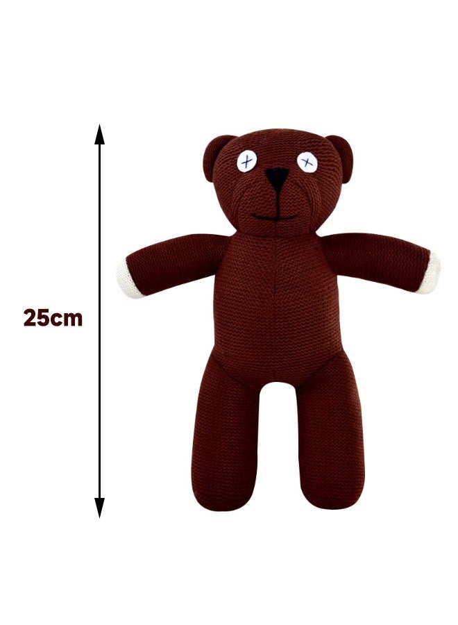Mr. Bean Stuffed Toy Teddy Bear Doll, Premium Plush Doll Toys, Adorable Realistic Detailing Compact Lightweight 25cm - Image 2