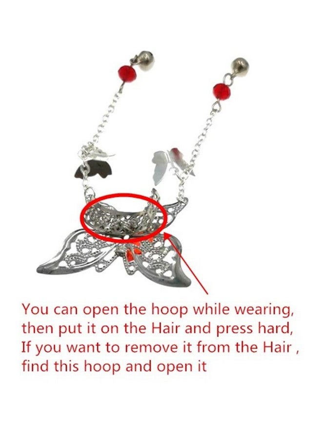 MIAO WU Tian Guan Ci Fu Hua Cheng Xie Lian Butterfly Hair Clip Hairpin Daily Outdoor Hair Decor Cosplay Prop Women Girl Gift Small - Image 3