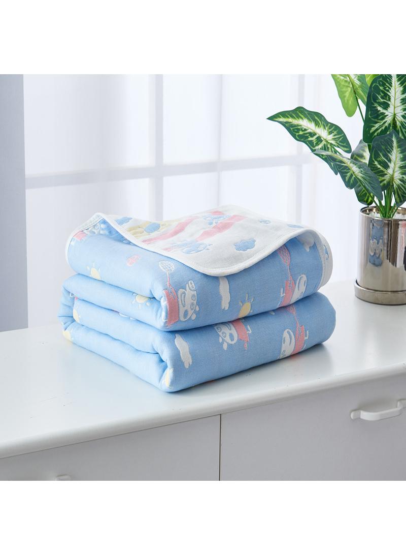 Y&D 150*200cm Six Layer Absorbent Cotton Towel Summer Cool Blanket  - Image 1