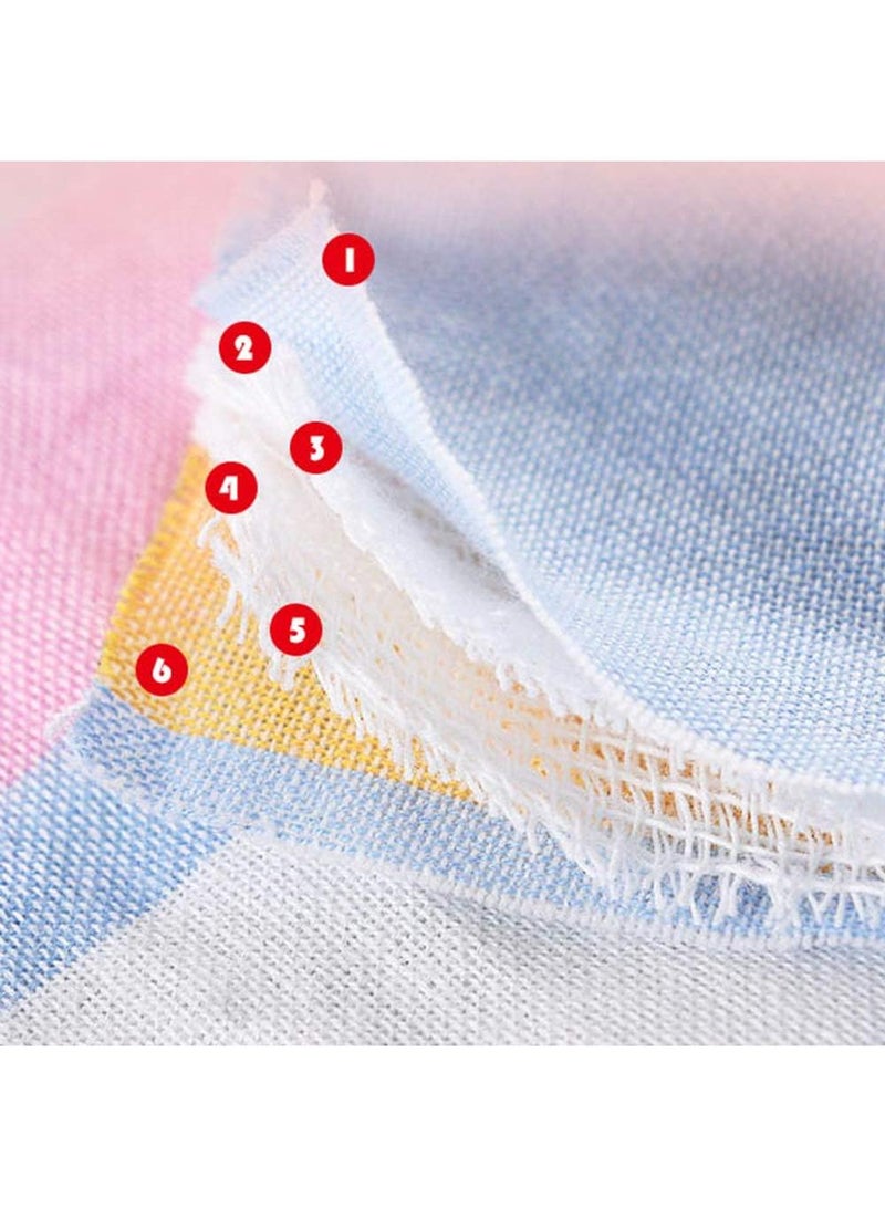 Y&D 150*200cm Six Layer Absorbent Cotton Towel Summer Cool Blanket  - Image 2