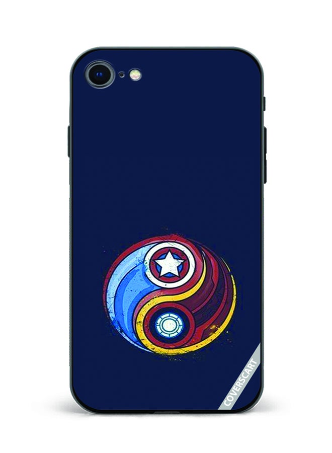 Protective Case Cover For Apple iPhone 8 Marvel Design Multicolour