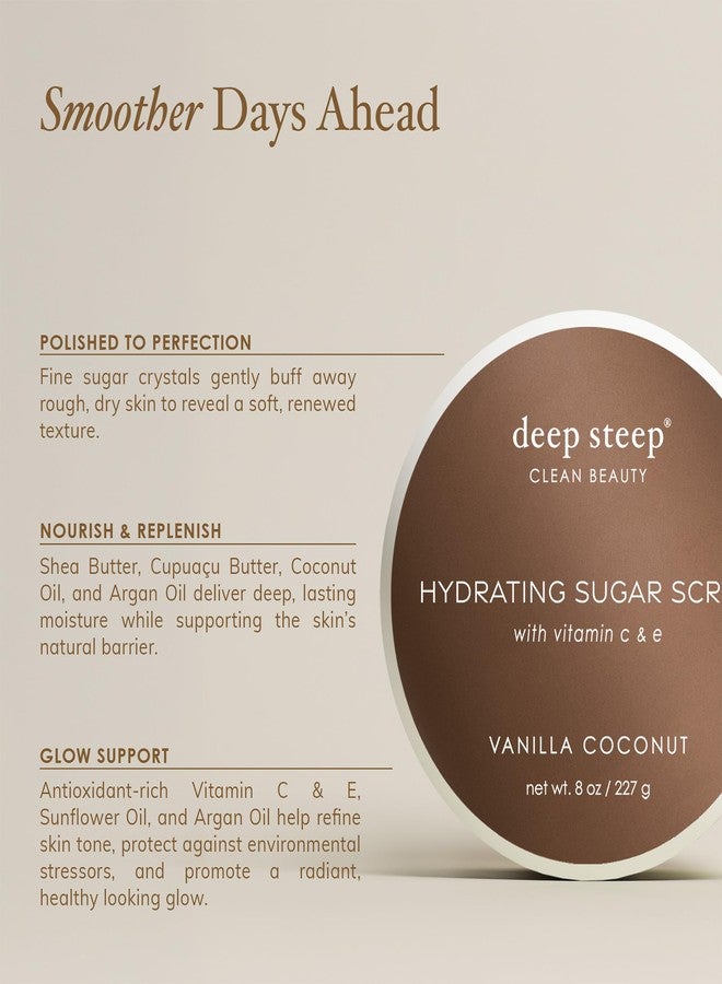 Deep Steep Sugar Scrub, Rosemary Mint, 8 oz – Exfoliating Body Scrub with Organic Coconut Oil, Shea Butter & Argan Oil – Vegan, Clean Beauty, Smooth, Soft & Nourished Skin - Image 5